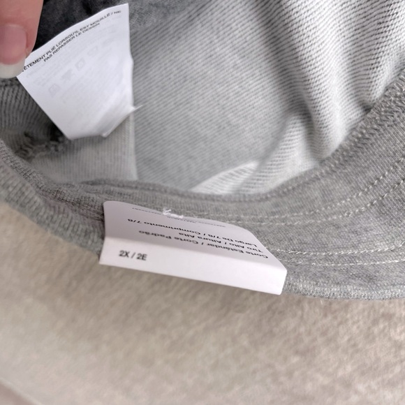 NIKE Women's Dri-fit One High-waisted 7/8 French Terry Jogger Pants 2X - Picture 6 of 9